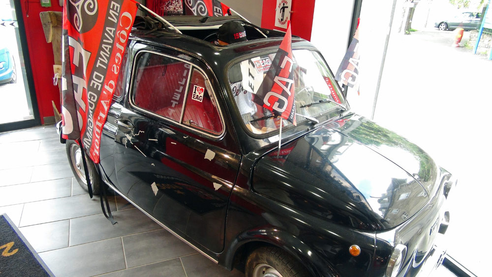 L'intérieur de la boutique