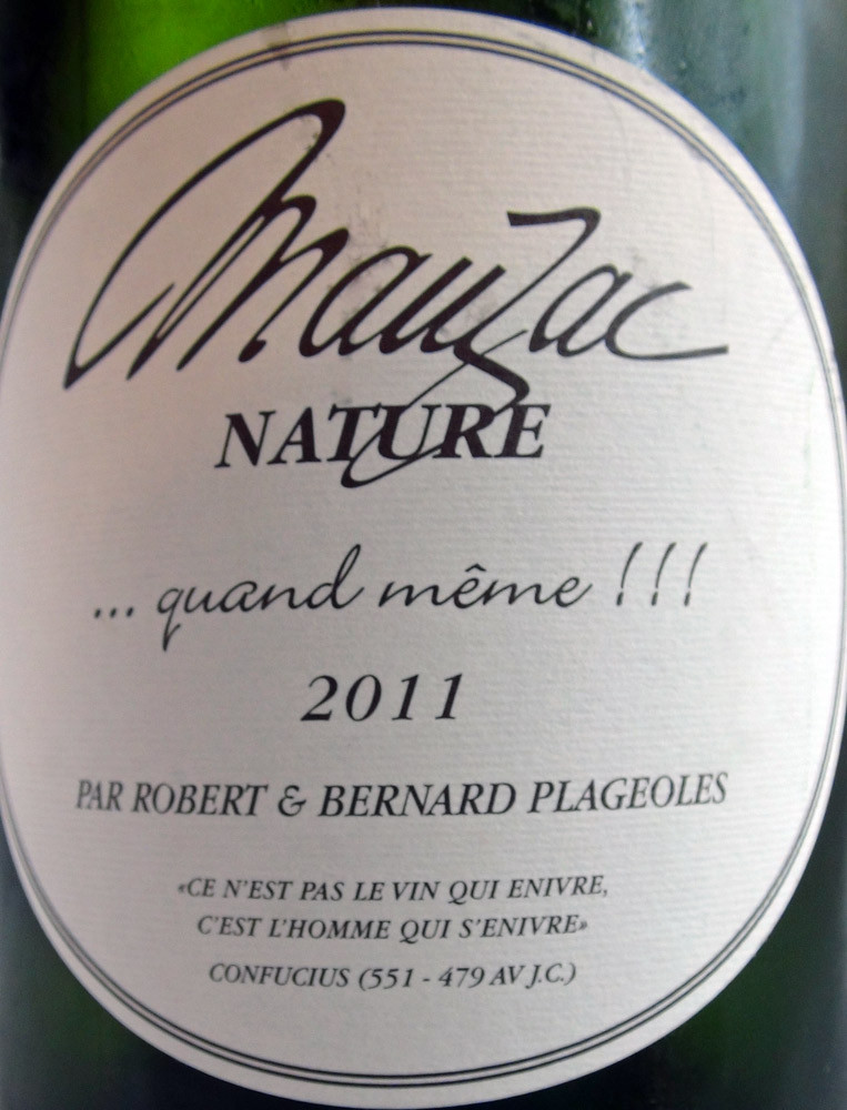 Mauzac "Nature" de Plageoles