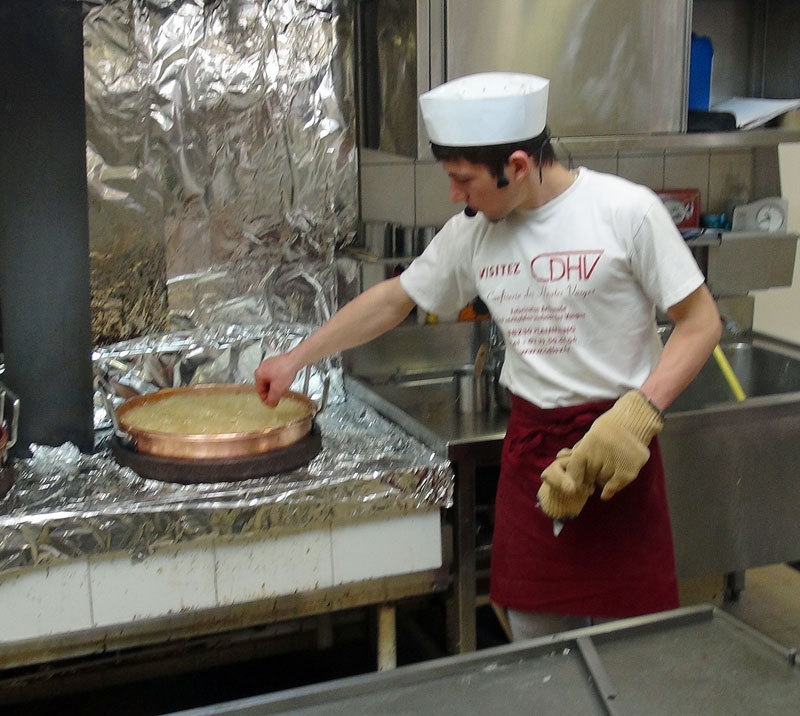 Test de cuisson du sucre à main nue, 145 ° !
