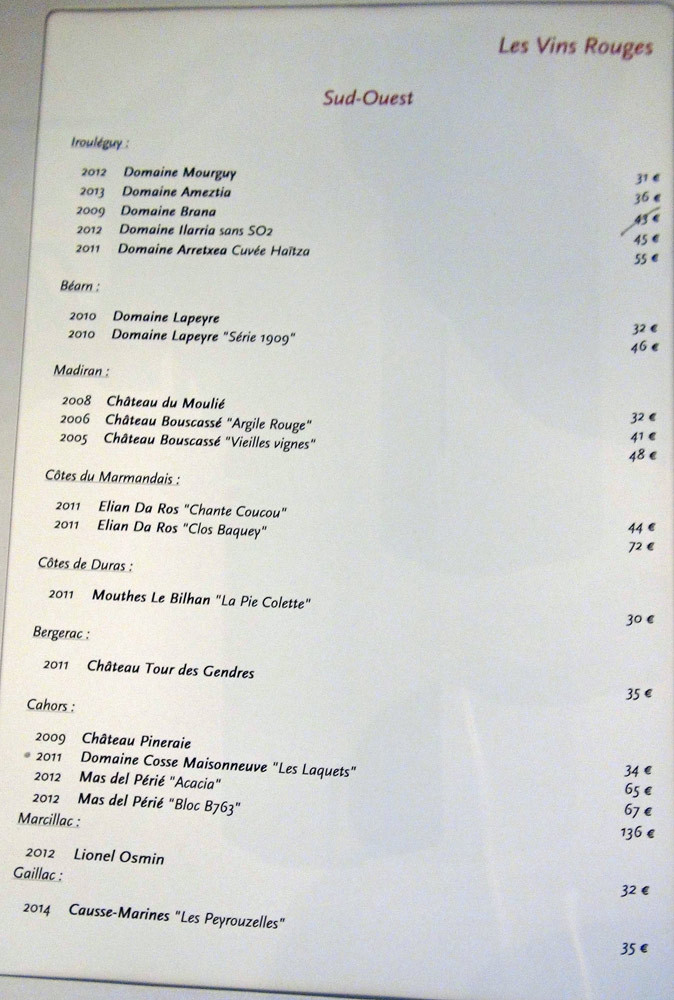 Vins rouges du Sud-Ouest