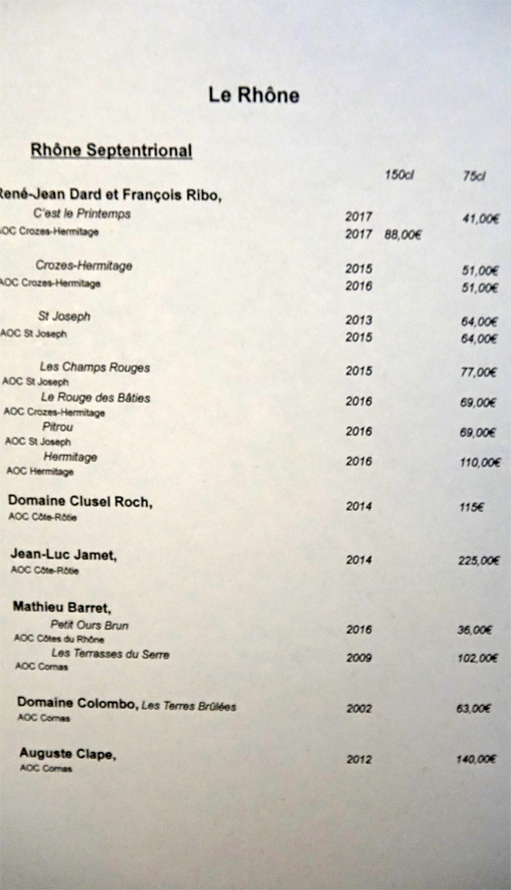 Vins rouges de la Vallée du Rhône