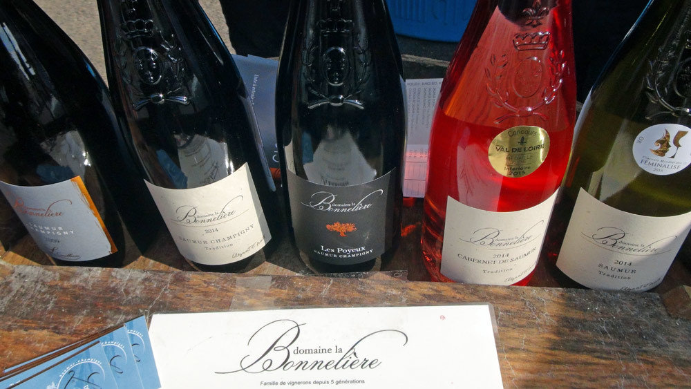 Les vins du domaine "La Bonnelière" de Cédric Bonneau