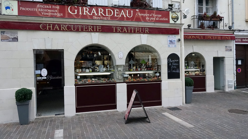La façade du magasin