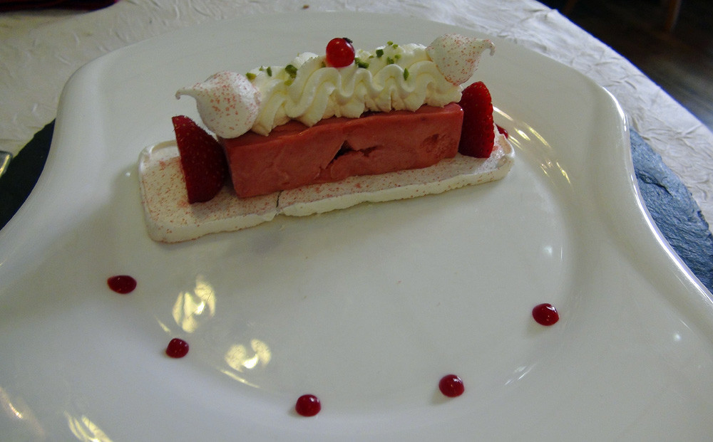 Vacherin citron vert et fruits rouges