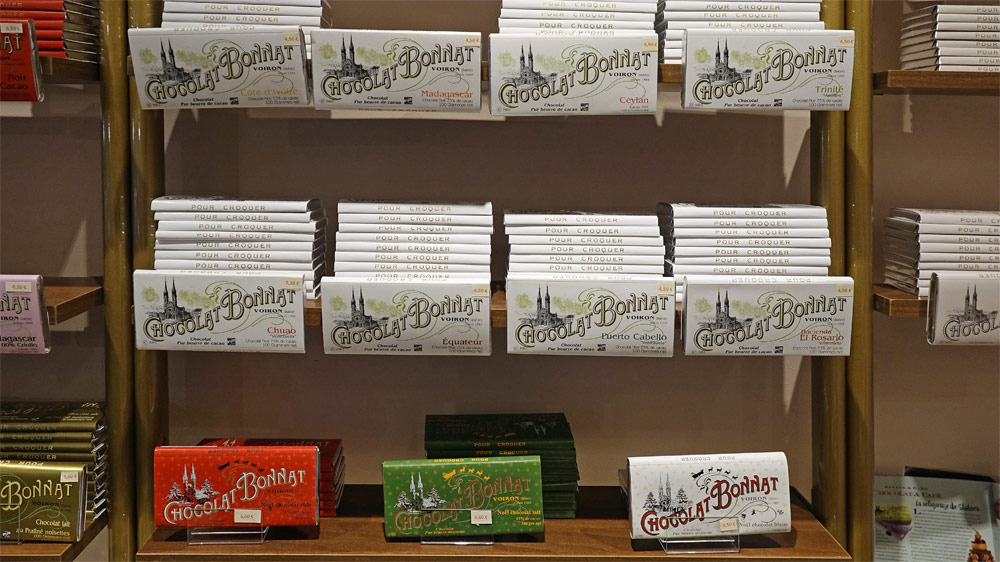 Plaquettes de chocolat disponibles