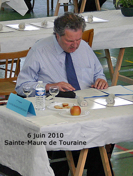 Philippe Olivier au concours de Sainte-Maure de Touraine
