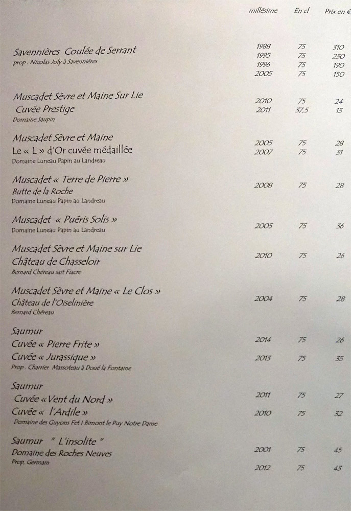 Blancs secs du Val de Loire (Suite & fin)