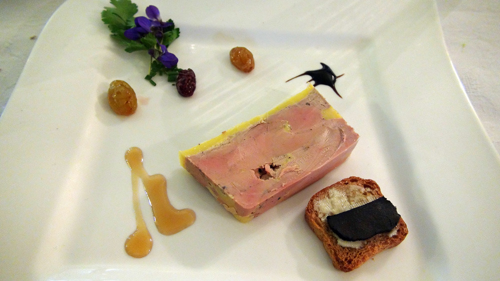 Foie gras d'oie et son pain toasté