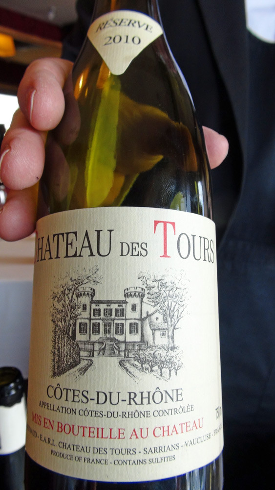 Côtes-du-Rhône blanc 2010 "Château des Tours"