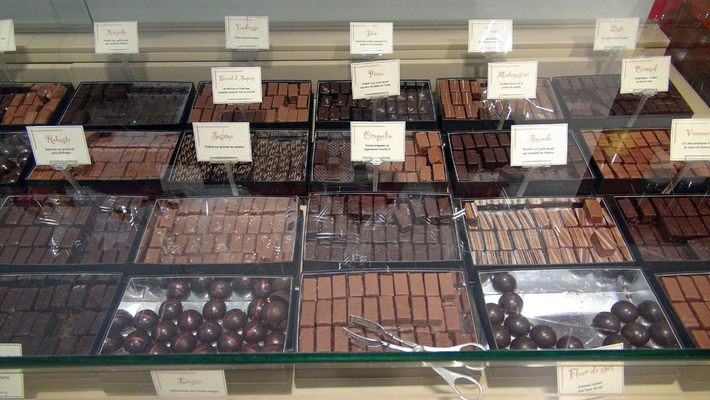 Chocolats au détail