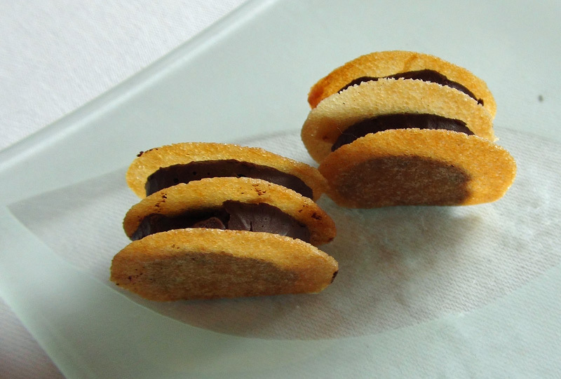 Sandwich à la mousse de foie de pigeon