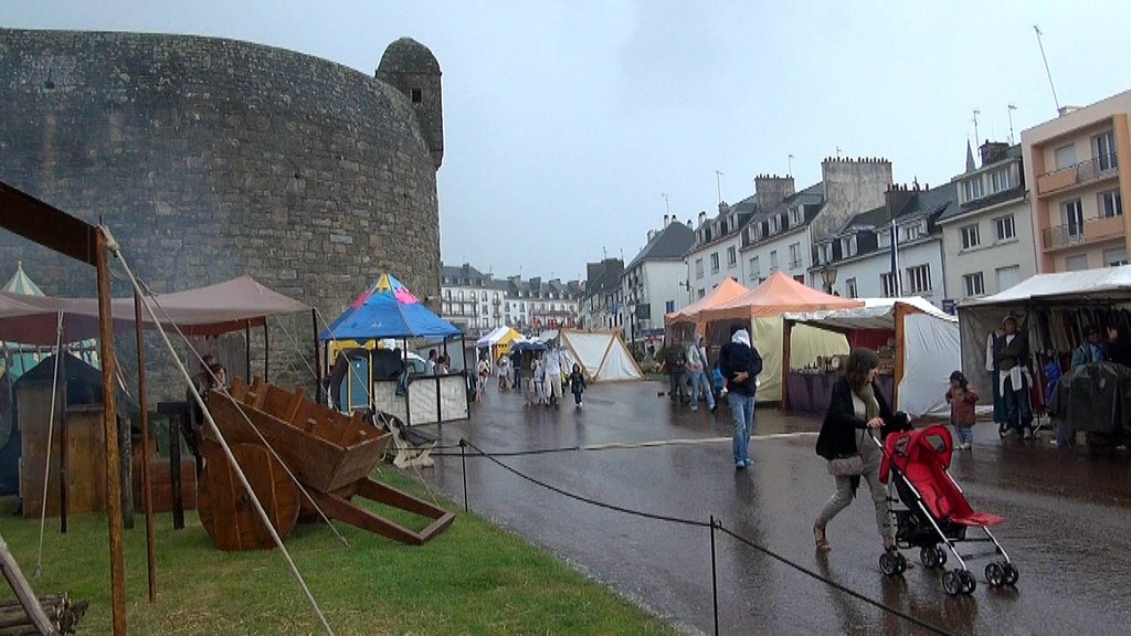 Hé oui, le crachin Breton s'est invité à la fête imance matin !