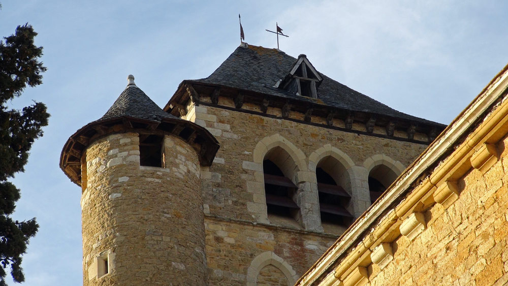 Puy l'Evêque : Eglise fortifiée Saint-Sauveur