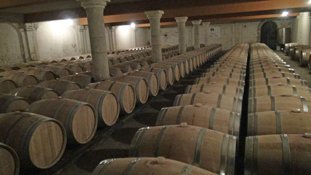 Cave de vieillissement du Domaine Laffitte-Teston