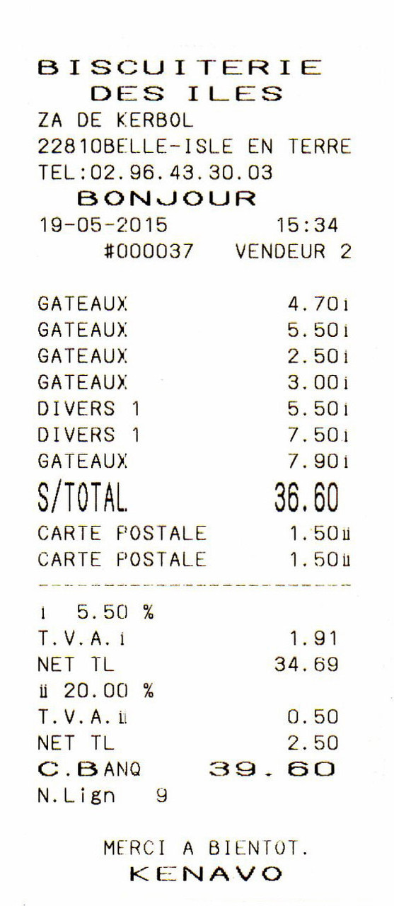 La note