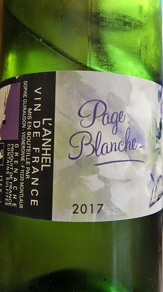 Vin blanc sur les 2 premiers services