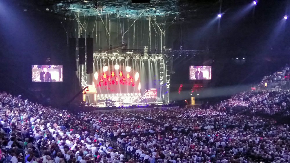 Pendant le concert (Photo Smartphone)