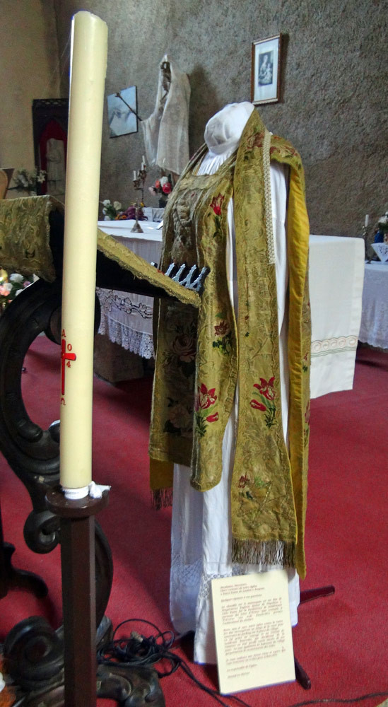 Chasuble sur mannequin