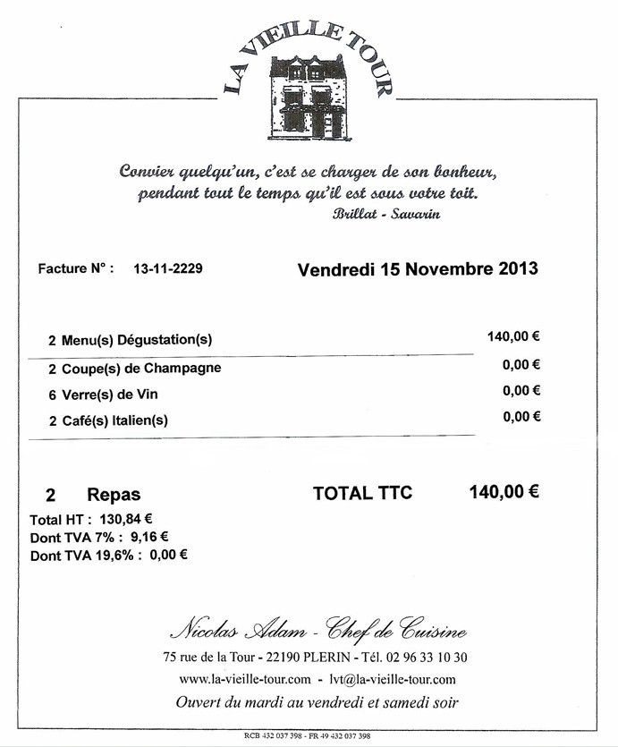La note