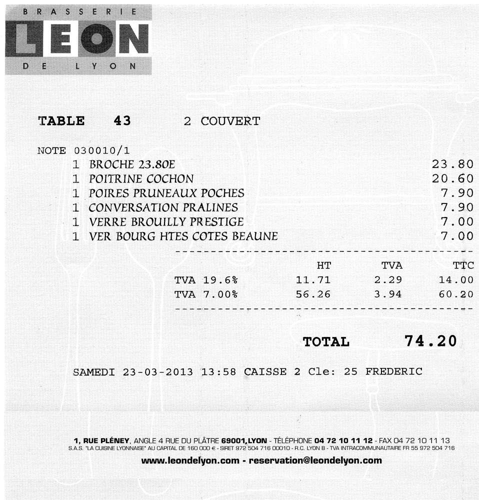 La note
