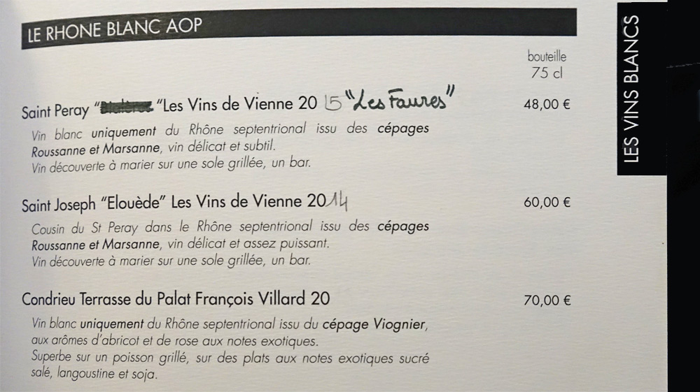 Vins blancs - Rhône