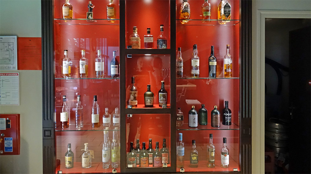 Les alcools disponibles