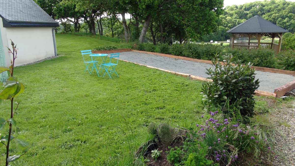 Le nouveau terrain de boule