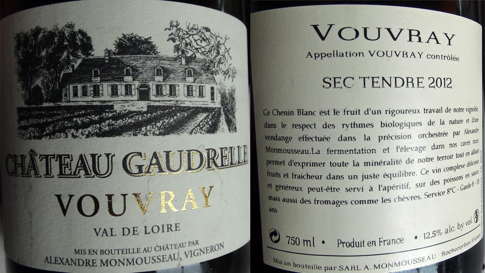 Vouvray 2012