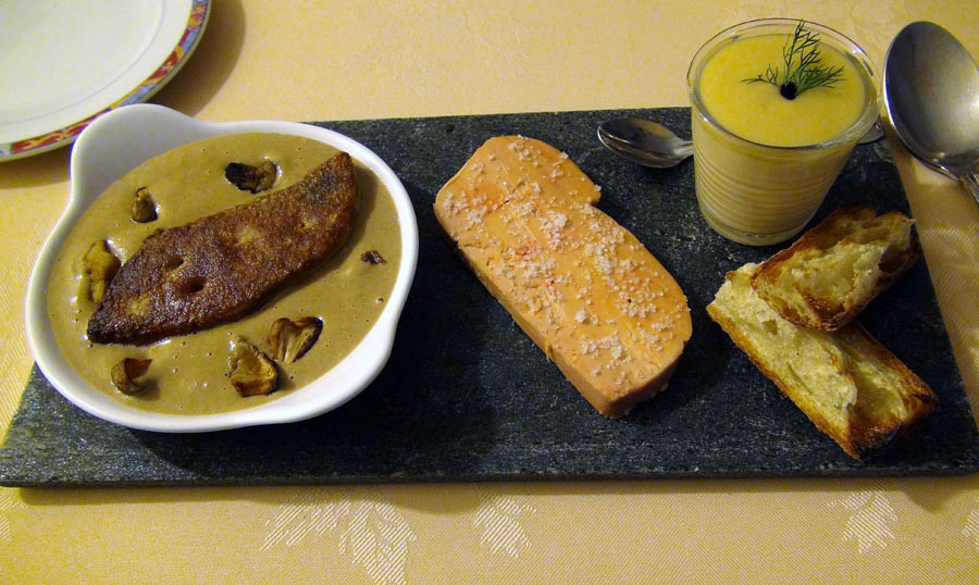 Trilogie de foie gras
