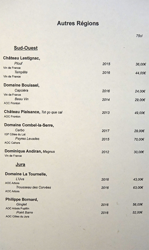 Vins rouges du Sud-Ouest et du Jura