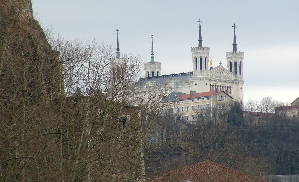 Balade sur la Saône : Fourvière et sa basilique