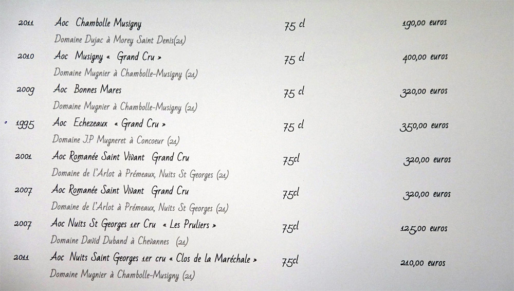 Vins rouges de Bourgogne, suite et fin