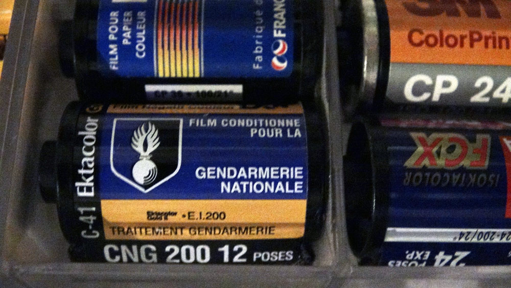 Pellicule exclusive "Gendarmerie nationale" !