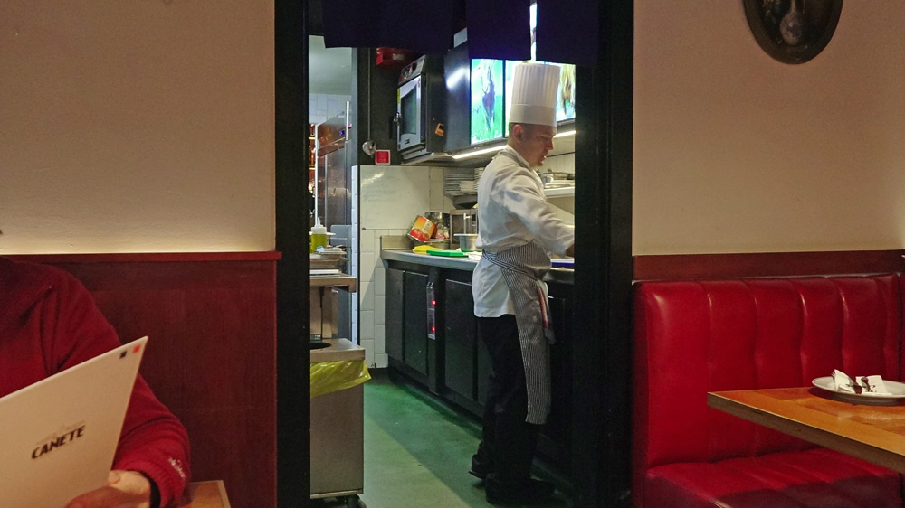 Vue sur la cuisine
