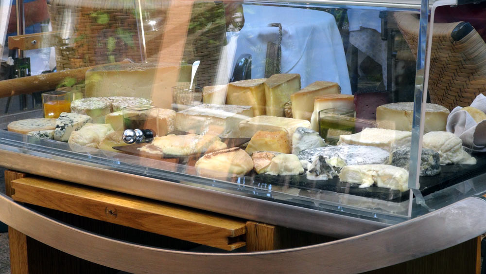Le plateau des fromages locaux