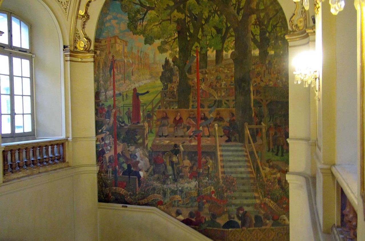 Mairie de Toulouse : le grand escalier 