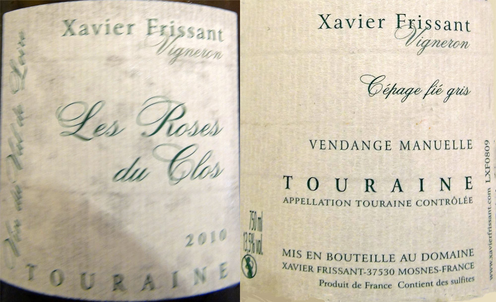 Touraine Fié gris 2010