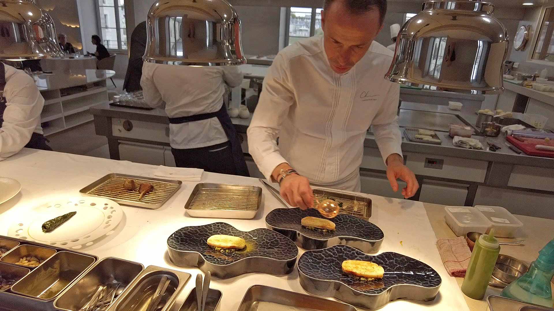 Christophe Hay en cuisine 