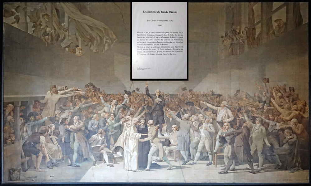 L'huile sur toile marouflée peinte par Luc-Olivier Merson