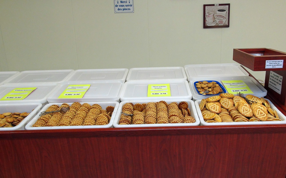 Biscuits en libre-service