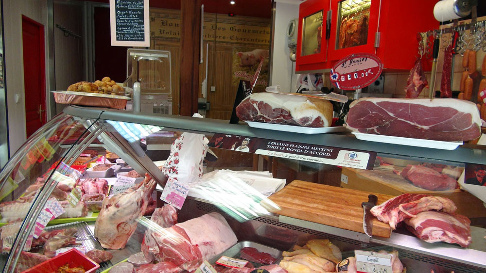 Vue intérieure de la Boucherie des Gourmets