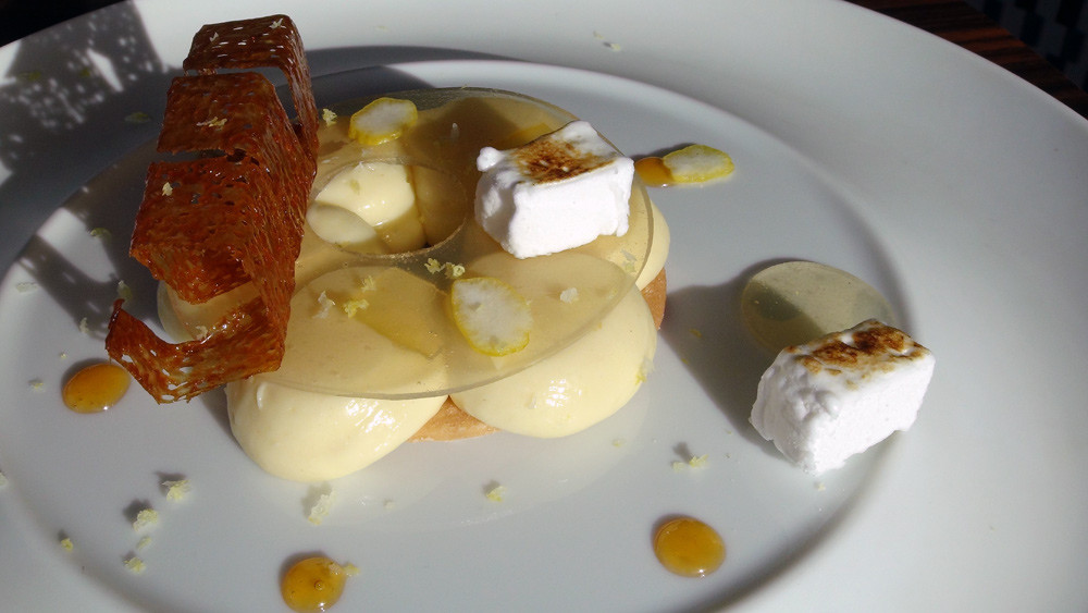 Tarte fine au citron revisité par le chef