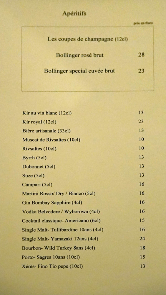 Apéritifs