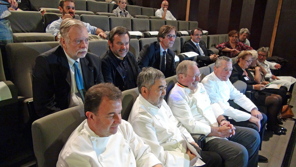 Martìn Berasategui - Kiyomi Mikuni - Pierre Wynants - Philippe Rochat et Jean-André Charial - Michel Troisgros - Olivier Roellinger