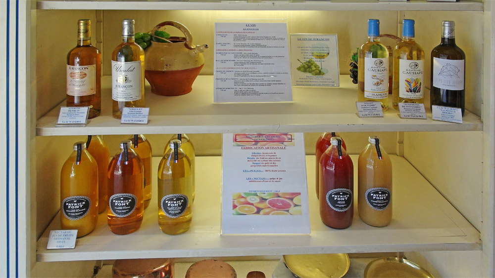 Jurançons et jus de fruits