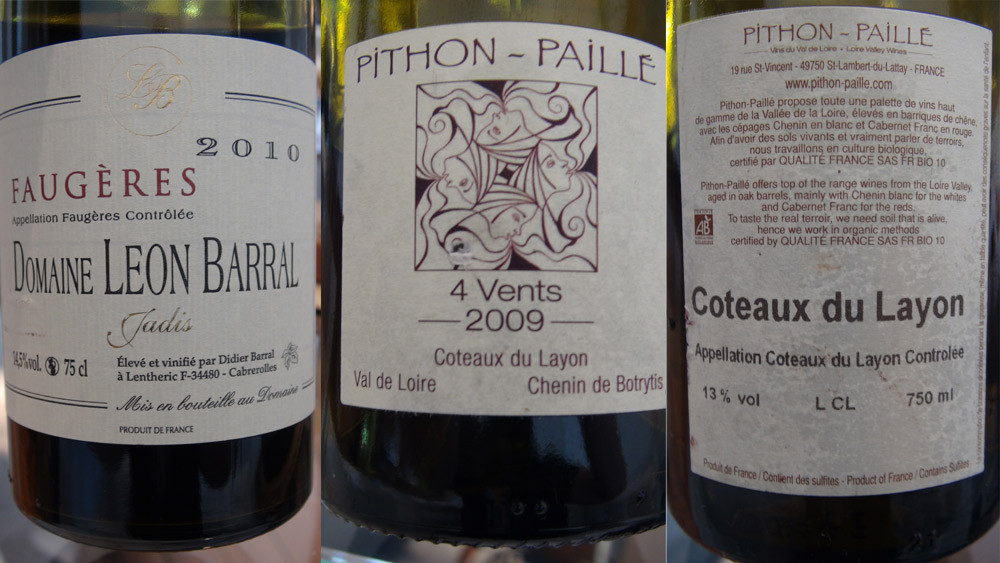 Les 2 derniers vins servis
