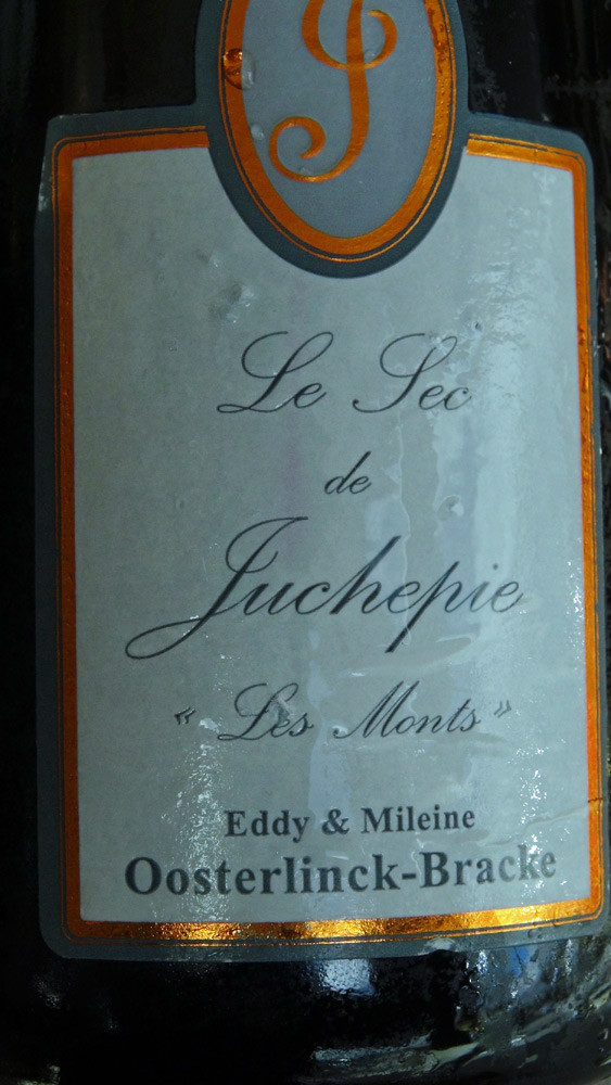 Le vin servi sur les St Jacques et langoustines