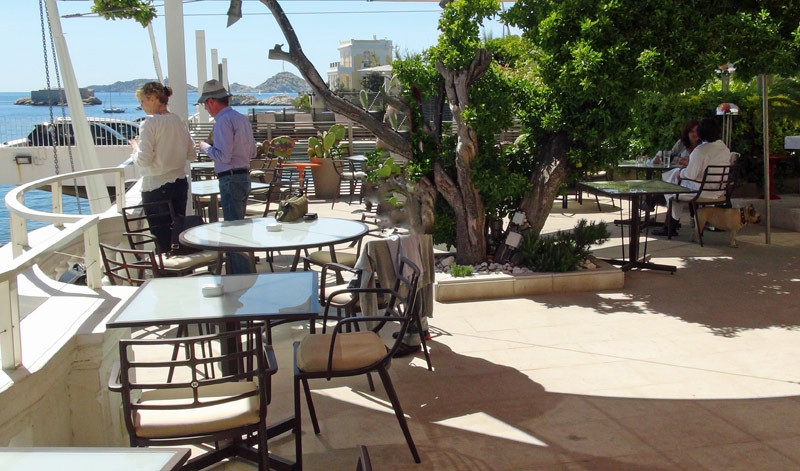 La terrasse et sa vue magnifique