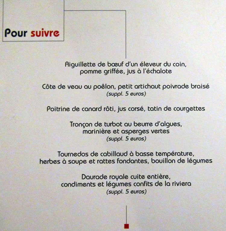Les plats