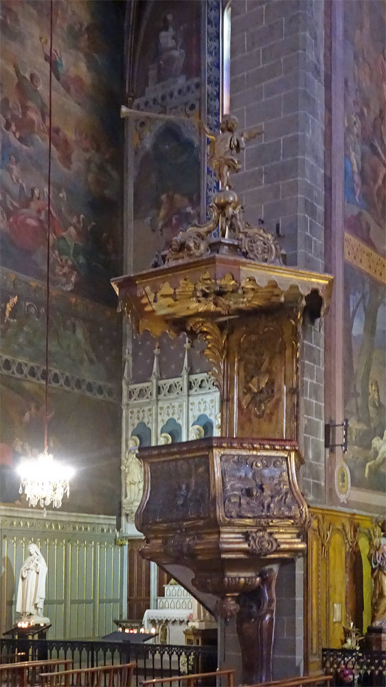 La chaire de la cathédrale Saint-Jean-Baptiste